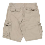 Lee Cargo Shorts - 33W 11L Beige Cotton
