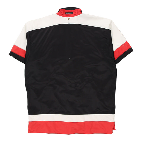 Vintage black Champion Track Jacket - mens medium