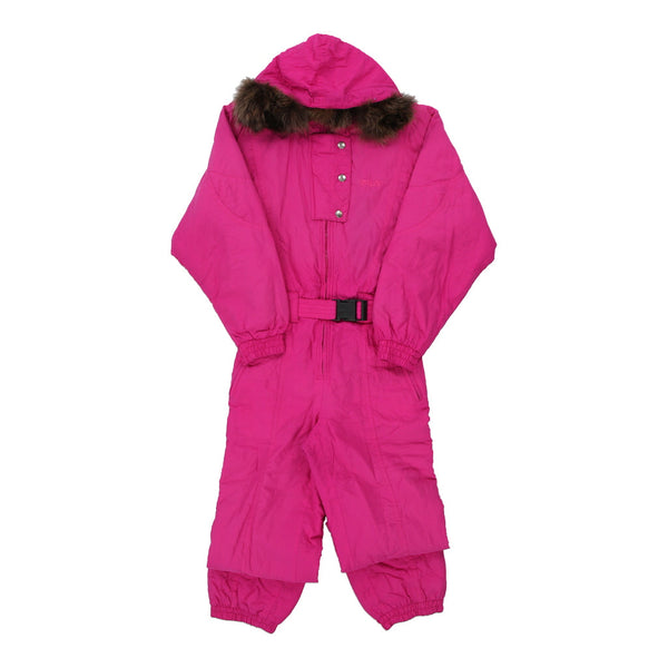 Vintage pink Fila All-In-One Ski Suit - womens x-small