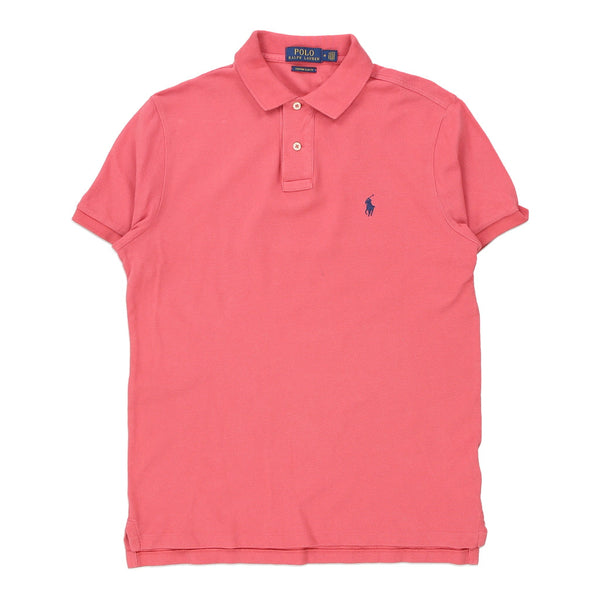 Vintage pink Ralph Lauren Polo Shirt - mens medium