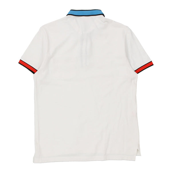 Vintage white Lacoste Polo Shirt - mens medium