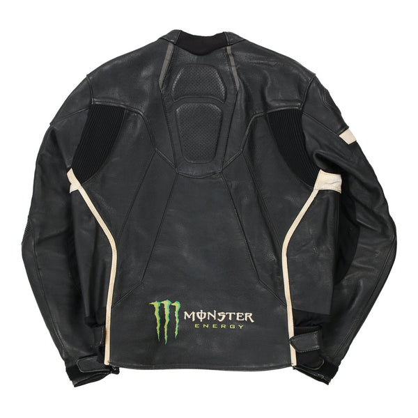 Vintage black Monster Energy Alpinestars Jacket - mens large