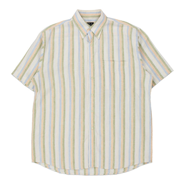 Vintage white Jos. A. Bank Short Sleeve Shirt - mens large