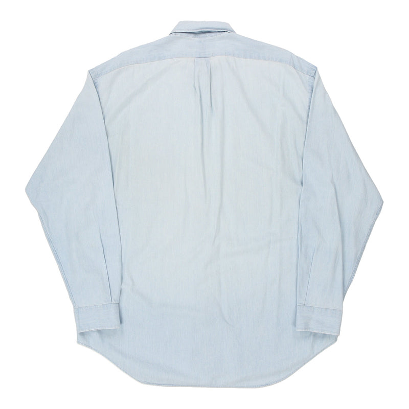 Vintage blue Ralph Lauren Denim Shirt - mens medium
