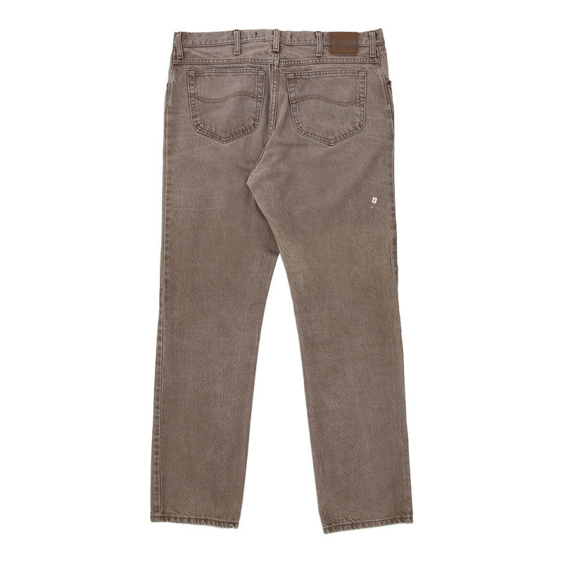 Lee Jeans - 36W 32L Brown Cotton