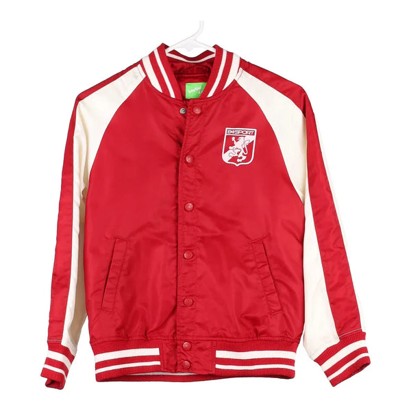 Vintage red Age 11-12 Bossini Baseball Jacket - girls medium