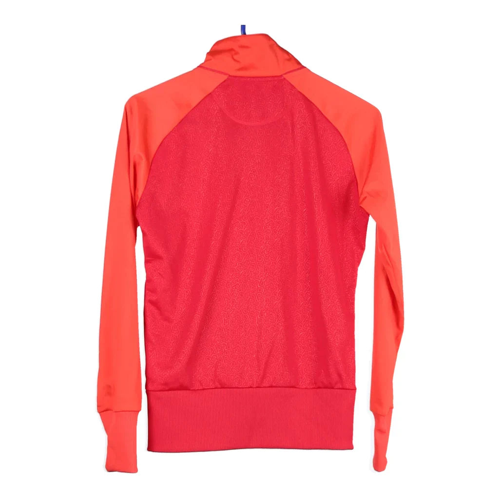 Age 13-14 Reebok Track Jacket - Small Red Polyester