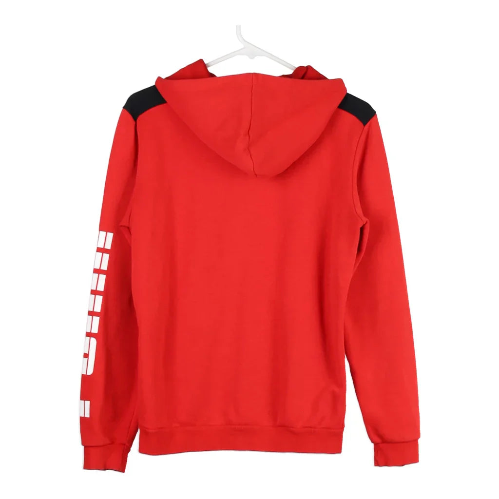 Age 13-14 Puma Hoodie - XL Red Cotton