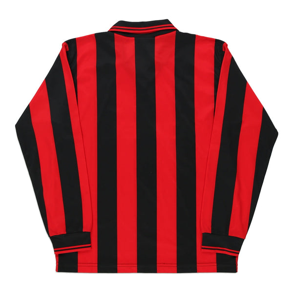 Vintage red Age 13-15 A.C Milan Lotto Football Shirt - boys xx-large