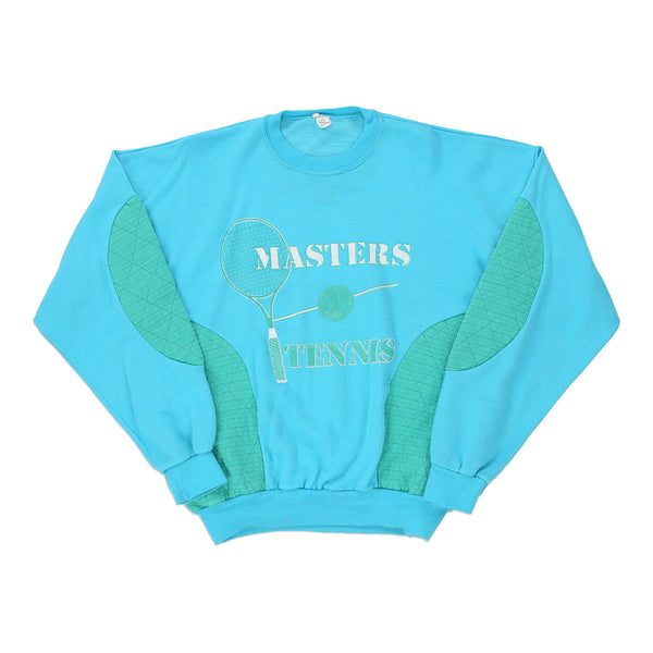 Vintage blue Masters Tennis Unbranded Sweatshirt - mens x-large