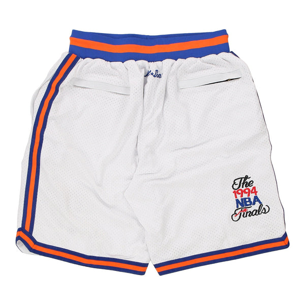Vintage white New York Knicks Just Don Sport Shorts - mens large