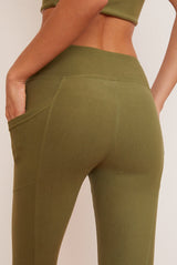Eucalyptus Crossover Pocket Legging