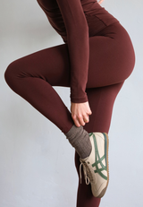 Organic Cotton Leggings, Winter Berry