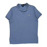 Polo By Ralph Lauren Polo Shirt - Large Blue Cotton