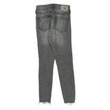 True Religion Skinny Jeans - 25W US 2 Gray Cotton Blend
