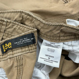 Lee Cargo Shorts - 34W 10L Khaki Cotton