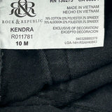 Rock & Republic Boot Cut Jeans - 29W UK 8 Dark Wash Cotton