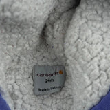 Age 12 Months Carhartt Hoodie - 3XS Blue Cotton