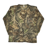 Ace Camo Long Sleeve T-Shirt - XL Camo Cotton