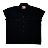 Dickies Short Sleeve Shirt - XL Black Polyester Blend
