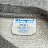 Reverse Weave Champion Sweatshirt - Small Grey Cotton