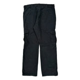Wrangler Cargo Pants - 34W 30L Black Cotton