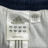 Adidas Track Pants - Medium Blue Polyester