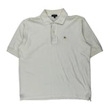 Burberry London Polo Shirt - Large White Cotton