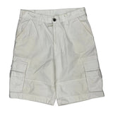 Levis Cargo Shorts - 34W 11L White Cotton