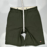 Loose Fit Dickies Shorts - 36W 10L Green Cotton Blend