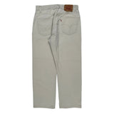 Levis Jeans - 32W 28L Beige Cotton