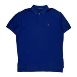 Polo By Ralph Lauren Polo Shirt - Large Blue Cotton