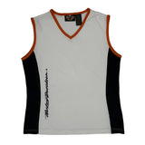 Harley Davidson Tank Top - Large White Polyester