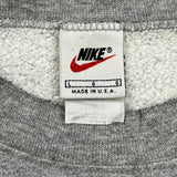 Vintage Made In USa Nike Sweatshirt - Large Grey Cotton