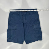 Levis Cargo Shorts - 37W 10L Blue Cotton