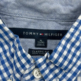 Tommy Hilfiger Checked Shirt - XL Blue Cotton