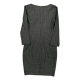Armani Jeans Polka Dot Sheath Dress - Large Black & White Polyester