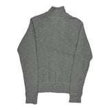 Polo By Ralph Lauren 1/4 Zip - Large Gray Cotton