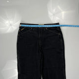 Raider Carpenter Pants - 36W 30L Black Cotton