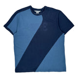 Nike Asymmetric T-Shirt - 2XL Blue Cotton