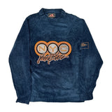 Johnny Blaze Sweater - XL Blue Acrylic