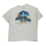 Nasa Hanes Graphic T-Shirt - 2XL White Cotton