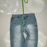 Unbranded Wide Leg Carpenter Jeans - 36W 31L Light Wash Cotton