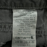 Carhartt Carpenter Pants - 36W 31L Gray Cotton
