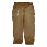 Carhartt Double Knee Carpenter Pants - 36W 30L Brown Cotton