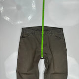 Dickies Carpenter Pants - 38W 30L Gray Cotton