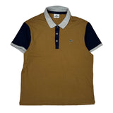 Lacoste Slim Fit Polo Shirt - 2XL Brown Cotton