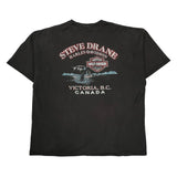 Steve Drane Harley Davidson Graphic T-Shirt - XL Black Cotton