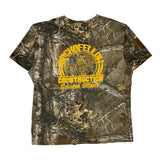 Construction Unbranded Camo T-Shirt - Large Yellow Cotton