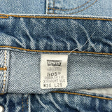 Levis 505 Jeans - 36W 29L Light Wash Cotton